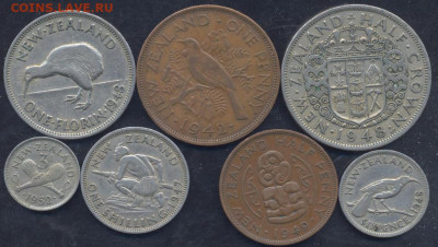 2 пенни- полукрона 1942-1952 г.г. - Георг Шестой