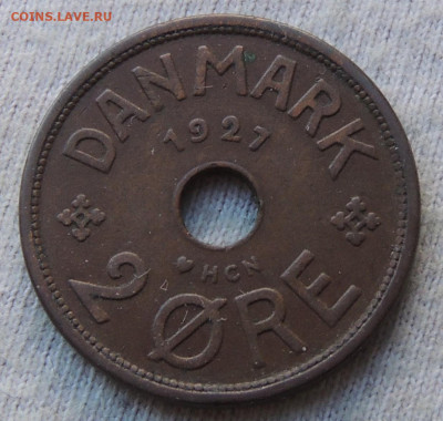 Дания 2 эре 1927 до 30.03.2025 - Дания 2 эре 27.JPG