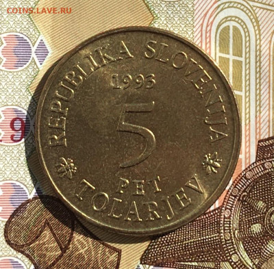 Словения 5 толларов 1993 300 лет Академии до 30.03 в 22.00 - IMG_E7384.JPG