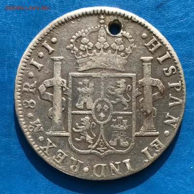 Испания. 8 реалов 1819, с подвеса, до 31.03.2025 - IMG-20250325-WA0006