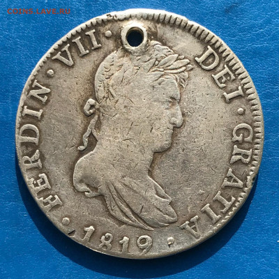 Испания. 8 реалов 1819, с подвеса, до 31.03.2025 - IMG-20250325-WA0005