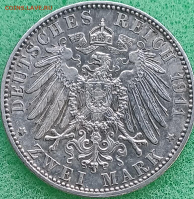 Бавария. 1911г. 2 и 5 марок. Лвитпольд. - 20250325_231747