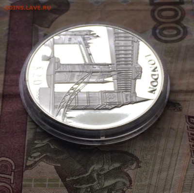 Либерия 20 долларов 2000 года. Лондон Пруф 30.03 - 20