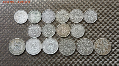 3 пенса 6 пенсов 1920-1941 г. Фикс до 30.03 - 2