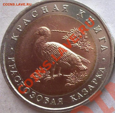 10р Краснозобая казарка UNC (Красная книга): РАСКОЛ+СМЕЩЕНИЕ - 111111