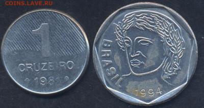 Бразилия 25 центаво 1994 г. 30.03.2025 г. 22 -00 МСК. - Бразилия1