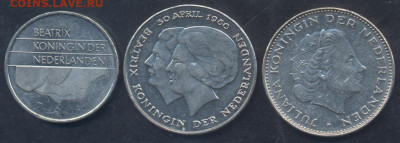 Нидерланды 1 гульден 1987 г.30.03.2025 г. 22 -00 МСК. - Голландия1