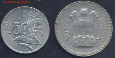 Индия 1 рупия 1976 г. 30.03.2025 г. 22 -00 МСК. - Индия