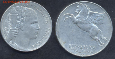 Италия 5 лир 1950 г.30.03.2025 г. 22 -00 МСК. - Италия