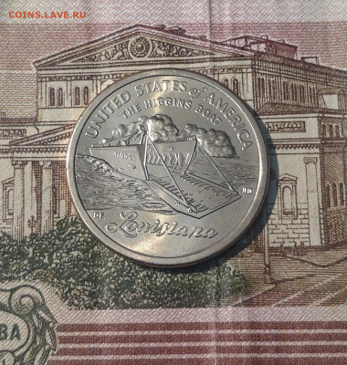 1 доллар 2023 года (Р) ЛУИЗИАНА - ДЕСАНТНЫЙ КАТЕР До 04.04 - 20250208_210732