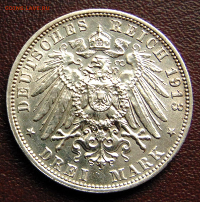 Саксония. 3 марки 1913 юб. До 04.04.25 - DSC09581.JPG
