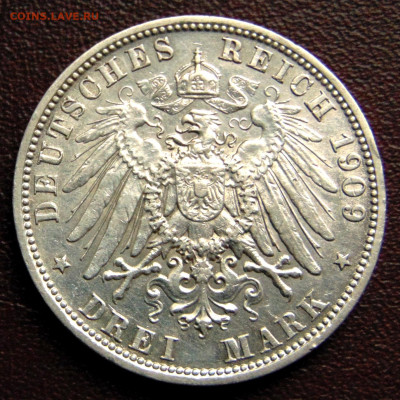 Бавария 3 марки 1909. До 04.04.25 - DSC09586.JPG