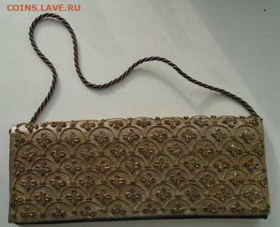 Винтажная сумочка; клач ручная работа Индия №2 - DSC04045.JPG