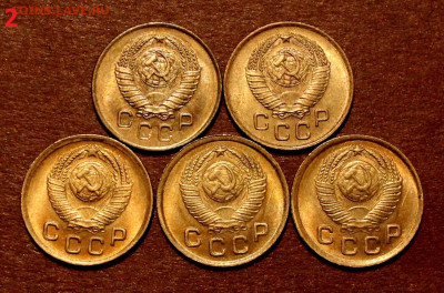1 Копейка 1949-57г UNC (5 монет) - _20250326_130945.JPG