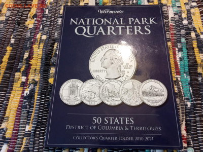 25 центов США (UNC) 2010-2021, Национальные парки (полный) - IMG_20250321_114337