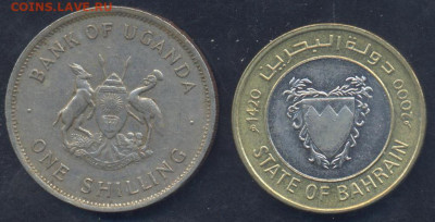 Уганда 1 шиллинг 1976 г. 3.04.2025 г. 22 -00 МСК. - Уганда