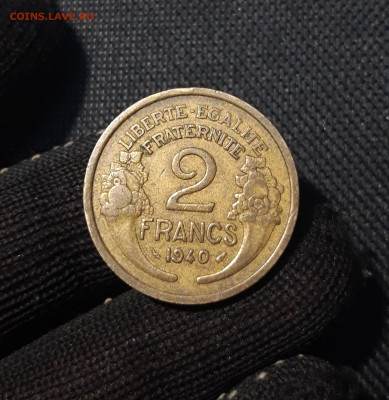 ФРАНЦИЯ 2 франка 1940 года До 09.04 - 20250311_205643