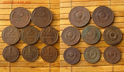 8 монет СССР, до 7.04.25 в 22:10 МСК - 8 монет СССР(1924 г)