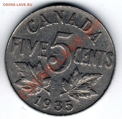 G61 5¢ Канада 1935 до 15.02 в 22°° - G61 5c 1935_1