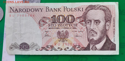 100 злотых 1986 - 20250404_102928