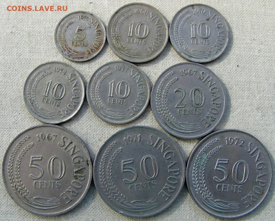 Сингапур, Филиппины 1967-1985 (14 шт.). До 08.04.25 - 1.JPG