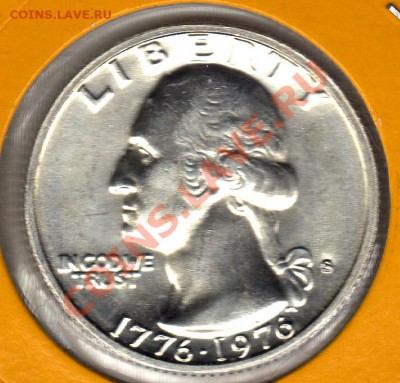 Ag США 25 центов 1976 Независимость до 13.02.12 в 22ч (1476) - img027