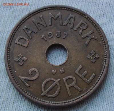 Дания 2 эре 1937 до 6.04.2025 - Дания 2 эре 37.JPG