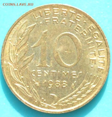 Франция 10 сантимов 1988. до 9. 04. 25. - DSC_0644.JPG