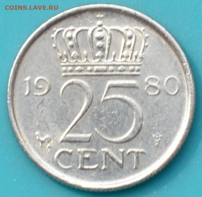Нидерланды 25 центов 1980. до 9. 04. 25. - DSC_0659.JPG