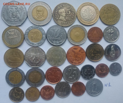 ФИКС 30 монет Мира №1 до 11.04.2025 22-00 мск - 30 монет Мира №1 1