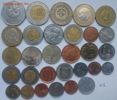 ФИКС 30 монет Мира №1 до 11.04.2025 22-00 мск - 30 монет Мира №1 2