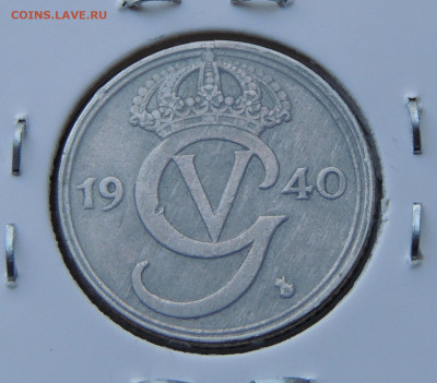 Швеция 25 эре 1940 до 9.04.2025 - Швеция 25 эре 40 .JPG