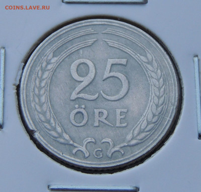 Швеция 25 эре 1940 до 9.04.2025 - Швеция 25 эре 40.JPG