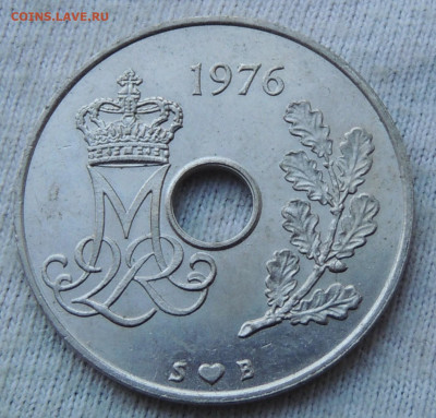 Дания 25 эре 1976 до 9.04.2025 - Дания 25 эре 76 .JPG
