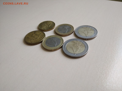 2 евро-2шт, 1 евро-2шт+50 и 20 центов(с номинала)до 12.04.25 - IMG_20250406_113919_1