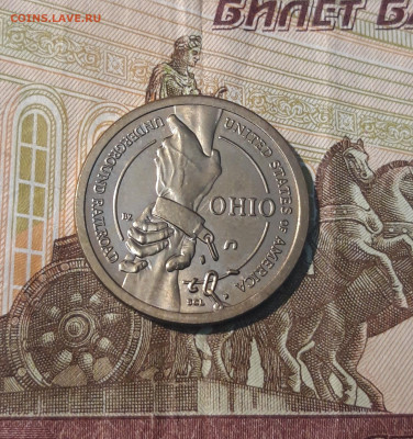 1 доллар 2023 г (D) ОГАЙО ПОДЗЕМНАЯ ЖЕЛЕЗНАЯ ДОРОГА До 13.04 - 20250208_211759