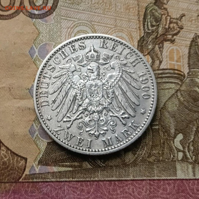 Пруссия 2 марки 1900 год Вильгельм II 09.04 - 118