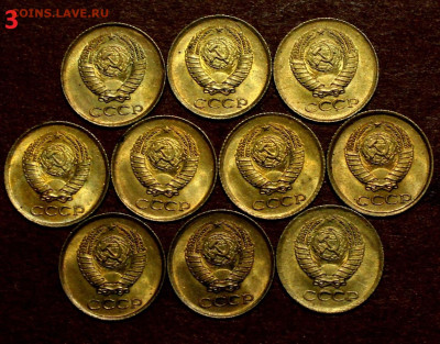 1 Копейка 1961г 10 монет. UNC 12.04.22:00 - _20250306_232130.JPG