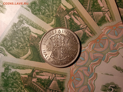 Полкроны 1945 Великобритания UNC до 13.04.25 - 7