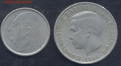 Греция 5 драхм 1966 г.9.04.2025 г. 22 -00 МСК. - Греция1
