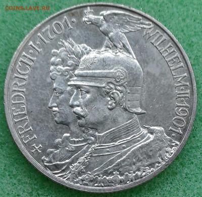 2 марки. Германия.1901г. 200 лет династии. До 10.04.25 - 20250406_214715