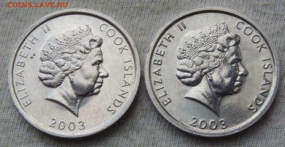 Острова Кука 1 цент 2003 2шт. до 13.04.2025 - Острова Кука 1 цент 2003 2шт. .JPG