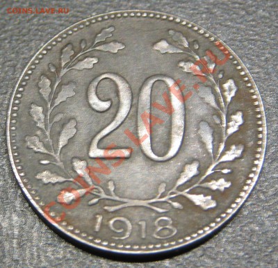 Австрия 20 хеллеров 1918 (железо) до 15.02.12 в 22-30 - IMG_4345.JPG