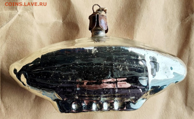 Елочная игрушка "Дирижабль", СССР. Атрибуция и оценка. - 4
