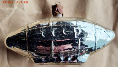 Елочная игрушка "Дирижабль", СССР. Атрибуция и оценка. - 3