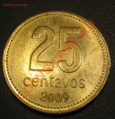 Аргентина 25 сентаво 2009     до  15.02.2012. 22-30 - IMG_4369.JPG