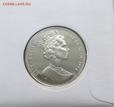 Шайба Остров Мэн 1 крона 1994 Генерал Эйзенхауэр КПД - shajba_ostrov_men_1_krona_1994_general_ejzenkhauer_vysadka_v_normandii_konvert_kpd_vtoraja_kovnvert (2)