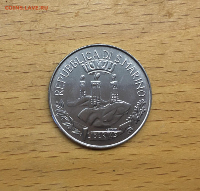Сан-Марино 100 лир 1982 Социальные достижения - IMG_9451.JPG