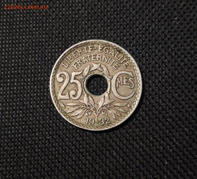 ФРАНЦИЯ 25 сантимов сантим 1932 года До 17.04 - 20250311_195711