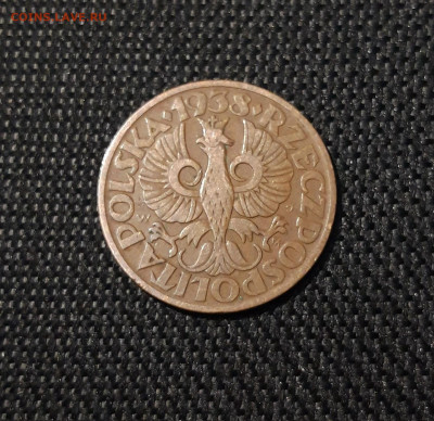 ПОЛЬША 5 ГРОШЕЙ 1938 года До 17.04 - 20250311_202316